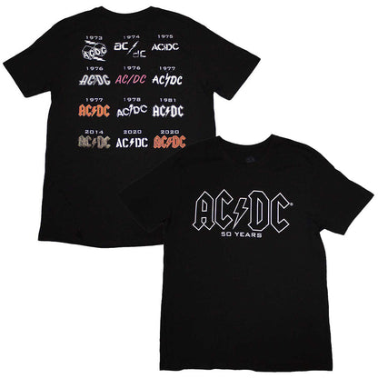 AC/DC - (来日 45周年 ) - Logo History / バックプリントあり