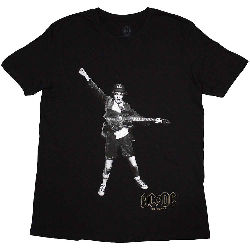 AC/DC エーシーディーシー (Back in Black 45周年 ) - Emblems / バックプリントあり / Tシャツ / メンズ 【公式 / オフィシャル】