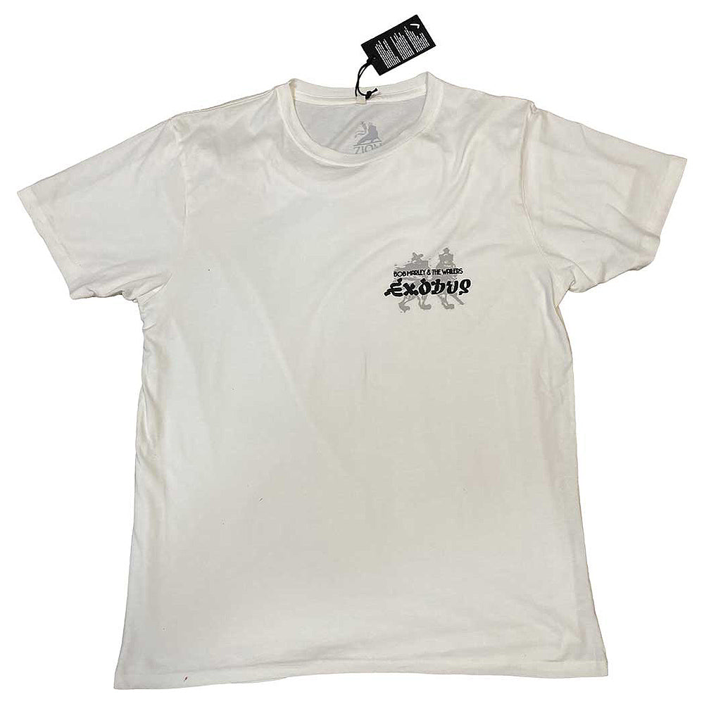 BOB MARLEY ボブマーリー (生誕 80年 ) - Exodus Tracklist / オーガニックコットン / バックプリントあり / Tシャツ / メンズ