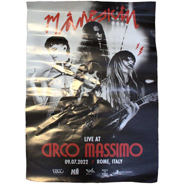 MANESKIN マネスキン (ダミアーノ・デイヴィッド 10月 来日 ) - Live At Circo Massimo 2022 / LIVE会場限定 / ポスター 【公式 / オフィシャル】