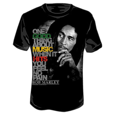 BOB MARLEY ボブマーリー (生誕 80年 ) - GOOD MUSIC HITS / Tシャツ / メンズ 【公式 / オフィシャル】