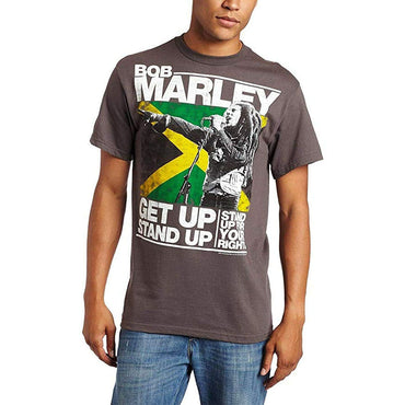 BOB MARLEY ボブマーリー (生誕 80年 ) - GET UP STAND UP / Tシャツ / メンズ 【公式 / オフィシャル】
