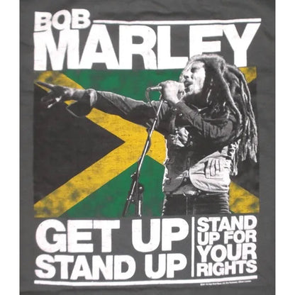 BOB MARLEY ボブマーリー (生誕 80年 ) - GET UP STAND UP / Tシャツ / メンズ 【公式 / オフィシャル】