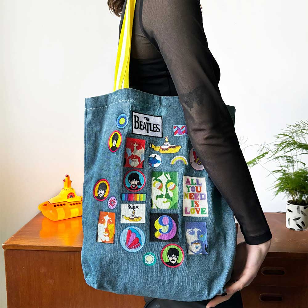 THE BEATLES ビートルズ (結成 65周年 ) - Yellow Submarine Tote Bag / Disaster(U.K.ブランド) / トートバッグ 【公式 / オフィシャル】