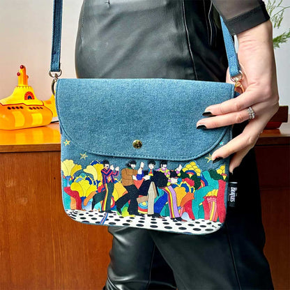 THE BEATLES ビートルズ (結成 65周年 ) - Yellow Submarine Dancing Bag / Disaster(U.K.ブランド) / ショルダーバッグ 【公式 / オフィシャル】
