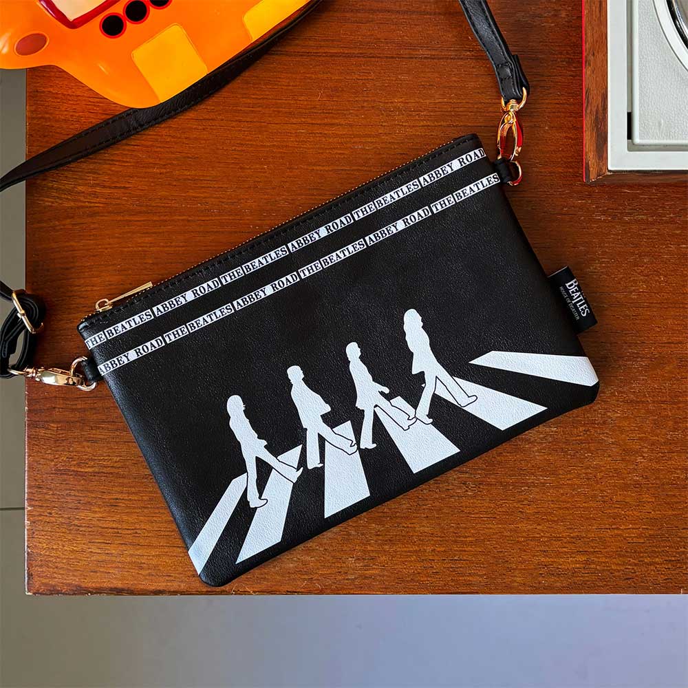 THE BEATLES ビートルズ (結成 65周年 ) - Abbey Road Cross Body Bag / Disaster(U.K.ブランド) / ショルダーバッグ 【公式 / オフィシャル】