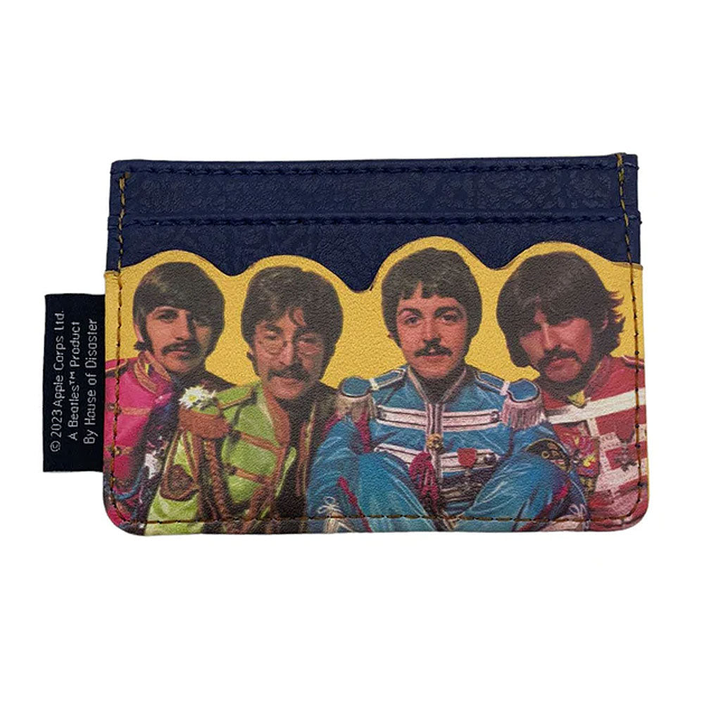 THE BEATLES ビートルズ (結成 65周年 ) - Sgt. Pepper Card Holder / Disaster(U.K.ブランド) / カードケース 【公式 / オフィシャル】