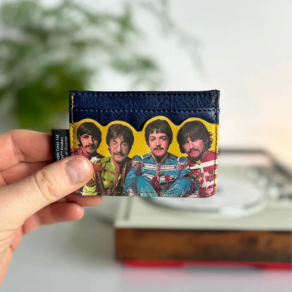 THE BEATLES ビートルズ (結成 65周年 ) - Sgt. Pepper Card Holder / Disaster(U.K.ブランド) / カードケース 【公式 / オフィシャル】