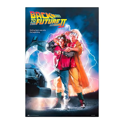 BACK TO THE FUTURE バックトゥザフューチャー (劇場公開 40周年 ) - BACK TO THE FUTURE 2 / ポスター 【公式 / オフィシャル】