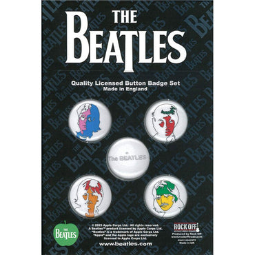THE BEATLES ビートルズ (結成 65周年 ) - Ob-La-Di / 5個セット / バッジ