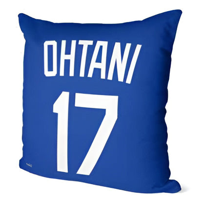 SHOHEI OHTANI 大谷翔平 - Los Angeles Dodgers MLBPA Player Double-Sided Decorative Pillow / 寝具 【公式 / オフィシャル】