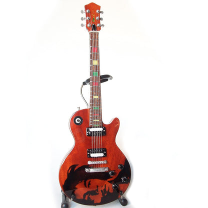 BOB MARLEY ボブマーリー (生誕 80年 ) - Signature One Love Miniature Guitar Replica Collectible / ミニチュア楽器