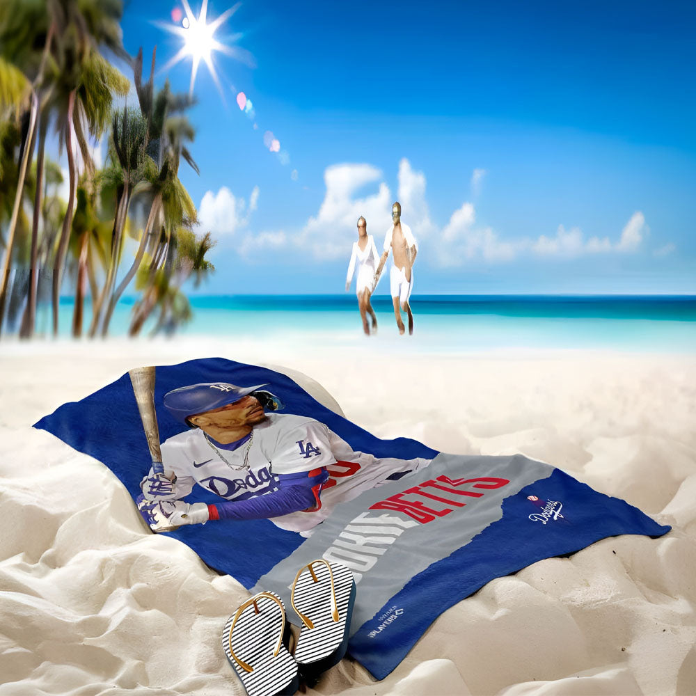 LOS ANGELES DODGERS（MLB） ロサンゼルスドジャース - Mookie Betts(ムーキーベッツ) / タオル 【公式 / オフィシャル】
