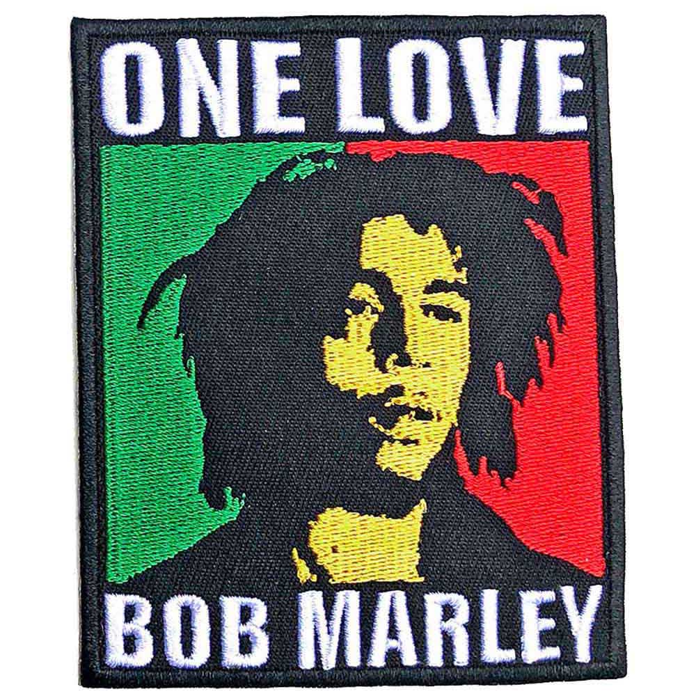 BOB MARLEY ボブマーリー (生誕 80年 ) - One Love / ワッペン 【公式 / オフィシャル】