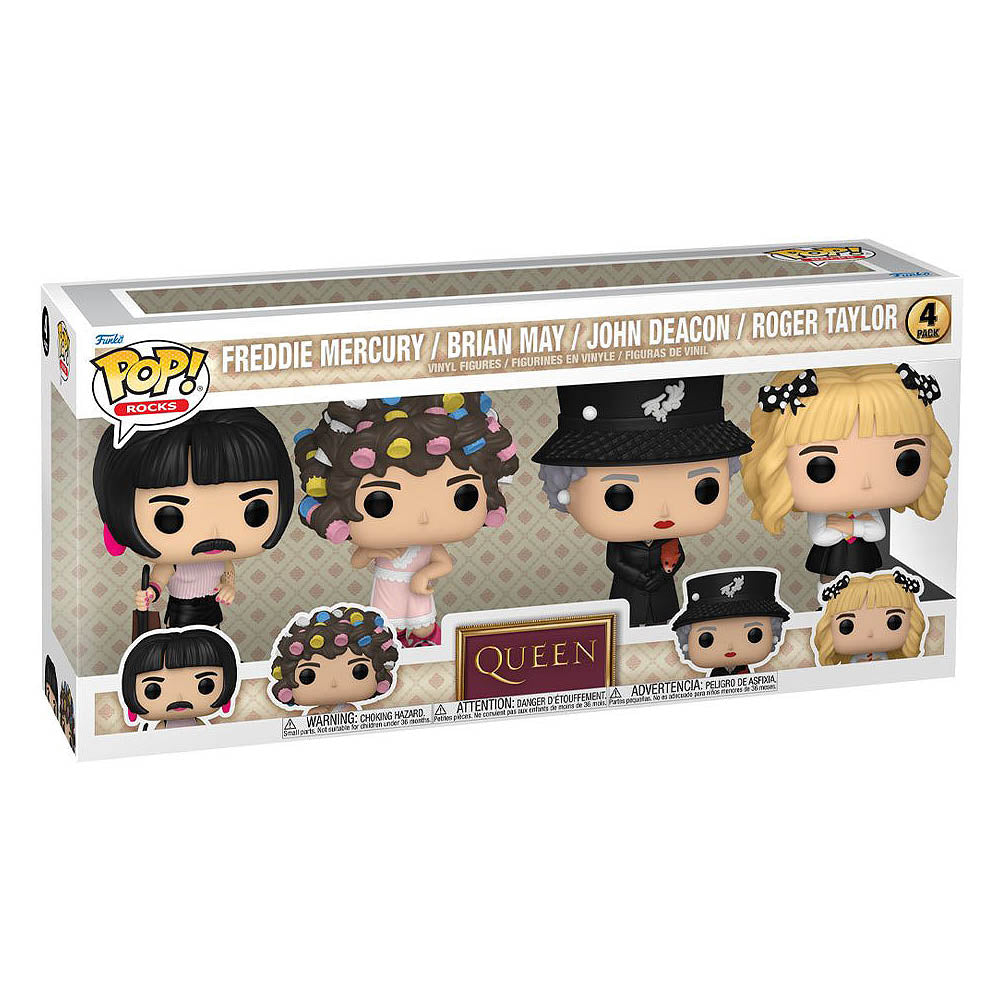 【予約商品】 QUEEN クイーン (初来日50周年 ) - I Want to Break Free Funko Pop! Vinyl Figure 4-Pack / フィギュア・人形