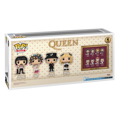 [Pre-order Item] QUEEN (50th Anniversary of First Visit to Japan) - I Want to Break Free Funko Pop! Vinyl Figure 4-Pack / Figures &amp; Dolls