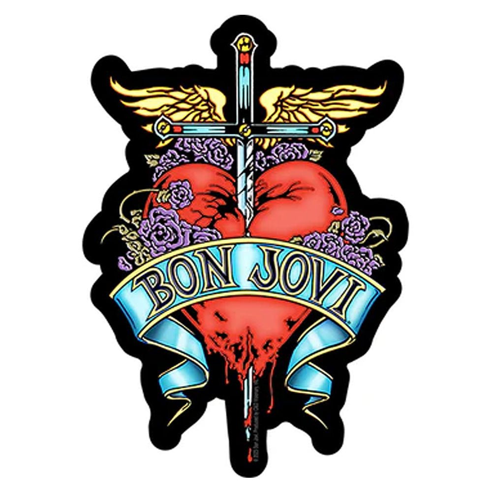 BON JOVI ボンジョヴィ - Heart & Dagger / ステッカー - PGS