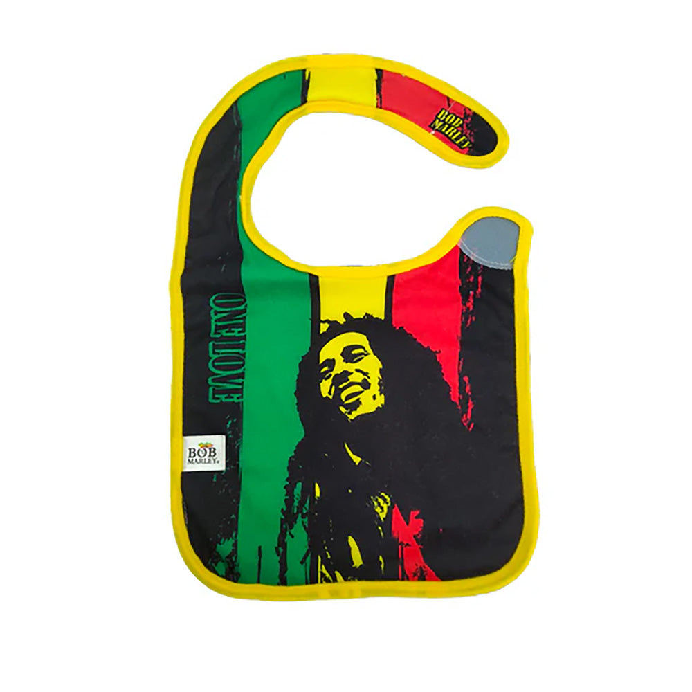 BOB MARLEY ボブマーリー (生誕 80年 ) - BIBS 3-PACK / スタイ 3枚セット / ファッション雑貨 【公式 / オフィシャル】