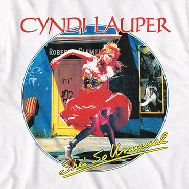 [Pre-order item] CYNDI LAUPER (April visit to Japan commemoration) - SHES SO UNUSUAL / T-shirt / Men's