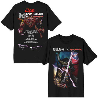 IRON MAIDEN アイアンメイデン (結成 50周年 ) - Dead By Daylight Killer Realm / バックプリントあり / 限定 / Tシャツ / メンズ 【公式 / オフィシャル】