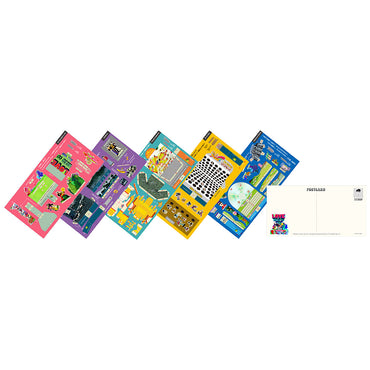 THE BEATLES (65th Anniversary) - Yellow Submarine Postcard Diorama Set / 5 designs / Postcards and Letters
