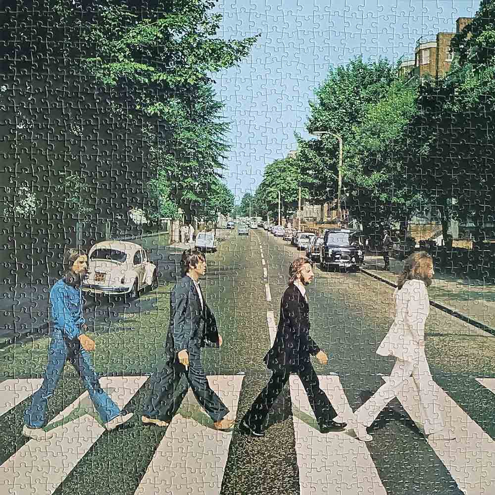 THE BEATLES ビートルズ (結成 65周年 ) - Abbey Road Double Sided Album Art / 1000ピース / ジグソーパズル 【公式 / オフィシャル】