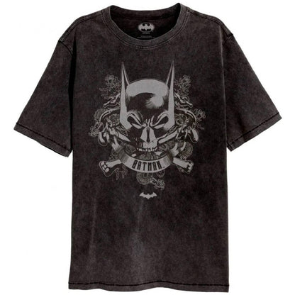 BATMAN バットマン - Skull Crest / ACID WASH / Tシャツ / メンズ 【公式 / オフィシャル】