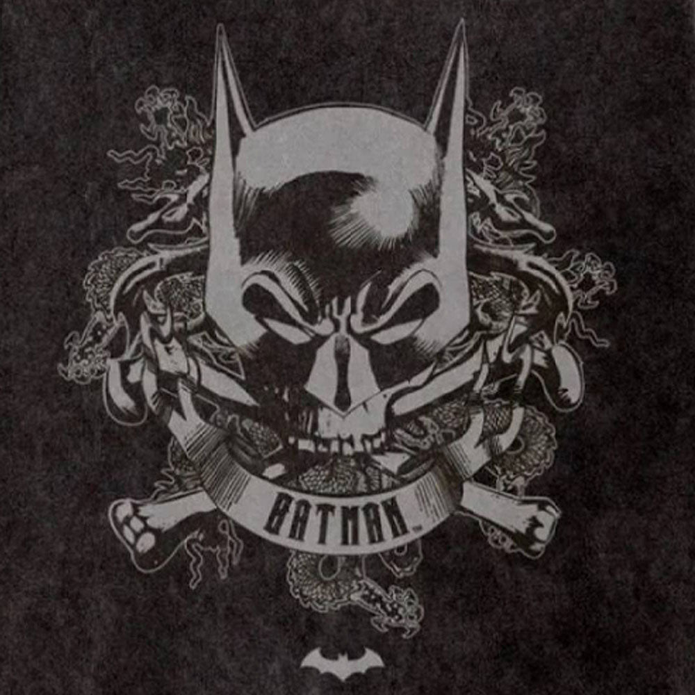 BATMAN - Skull Crest / ACID WASH / T-shirt / Men's