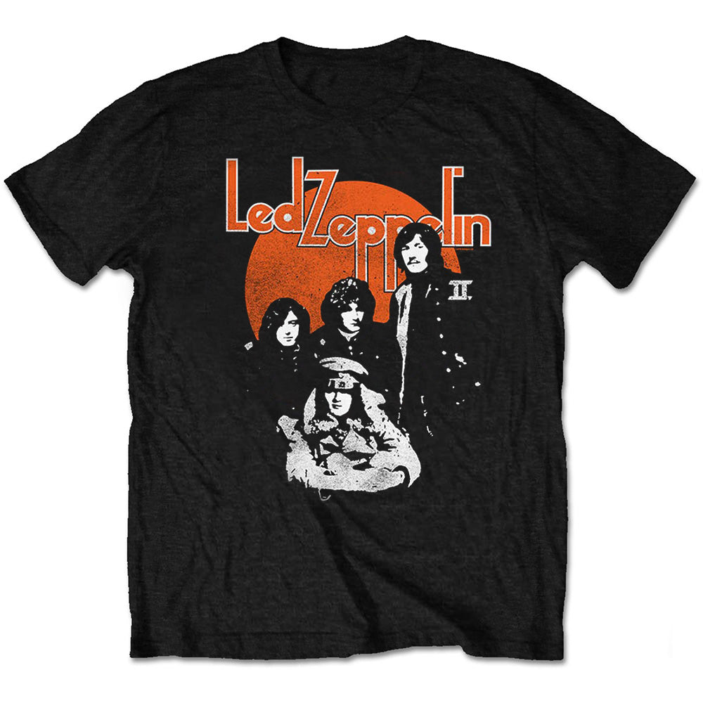 【廃番ラスト販売/特別価格】LED ZEPPELIN レッドツェッペリン (公式 映画公開 記念 ) - Orange Circle / Tシャツ / メンズ 【公式 / オフィシャル】