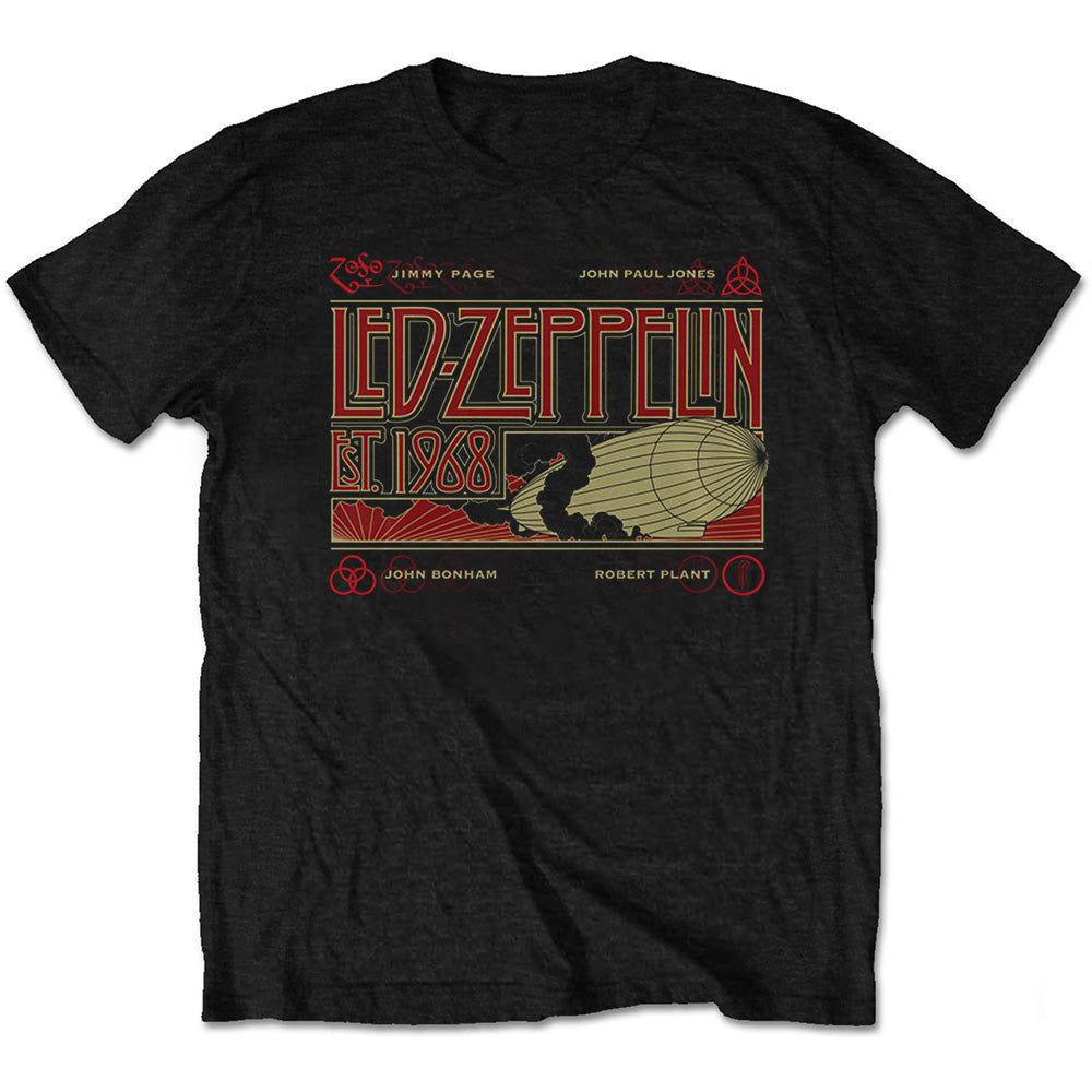 LED ZEPPELIN レッドツェッペリン - Zeppelin & Smoke / Tシャツ / メンズ 【公式 / オフィシャル】
