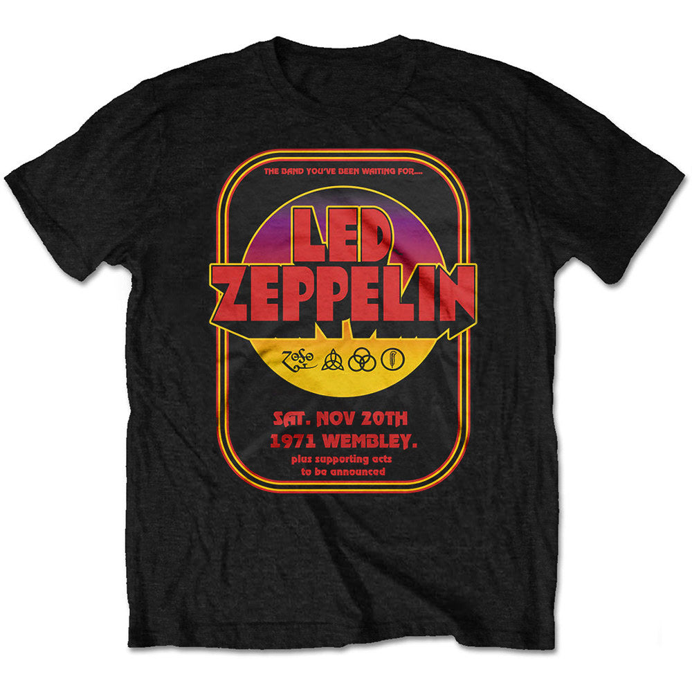 LED ZEPPELIN レッドツェッペリン - 1971 Wembley / Tシャツ / メンズ 【公式 / オフィシャル】