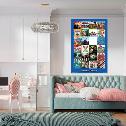 THE BEATLES ビートルズ (来日 60周年 ) - 青盤 1967-1970 / ポスター