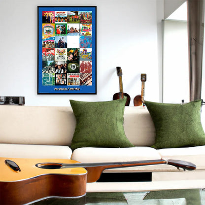 THE BEATLES ビートルズ (来日 60周年 ) - 青盤 1967-1970 / ポスター