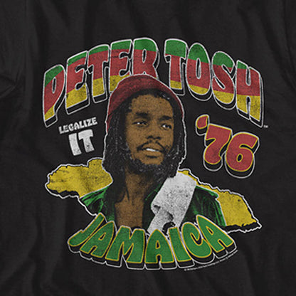 PETER TOSH ピータートッシュ - LEGALIZE IT '76 / Tシャツ / メンズ