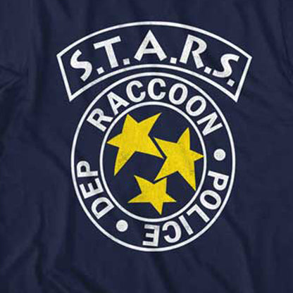 RESIDENT EVIL Biohazard - RACCOON POLICE DEP STARS / T-shirt / Men's