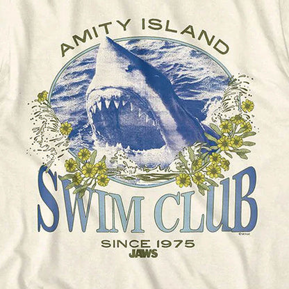 JAWS ジョーズ (公開 50周年 ) - SWIM CLUB SINCE 1975 / Tシャツ / メンズ