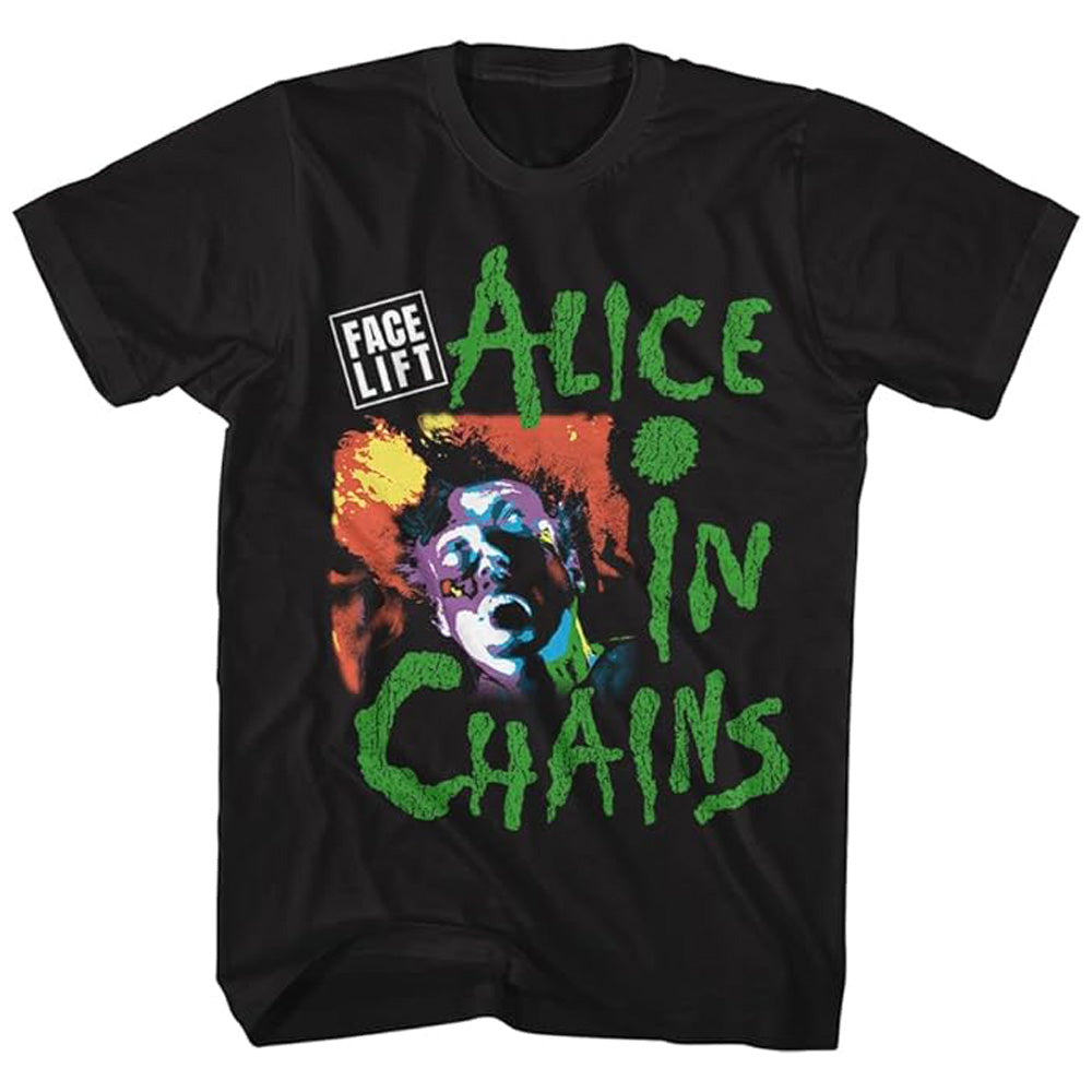 ALICE IN CHAINS アリスインチェインズ (デビュー 35周年 ) - FACELIFT TOUR '91 / バックプリントあり / Tシャツ / メンズ 【公式 / オフィシャル】