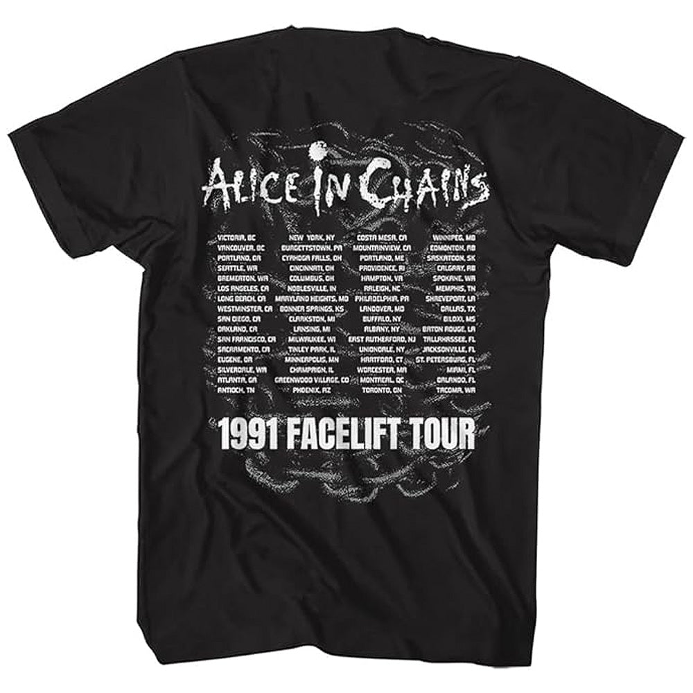 
                  
                    ALICE IN CHAINS アリスインチェインズ (デビュー 35周年 ) - FACELIFT TOUR '91 / バックプリントあり / Tシャツ / メンズ 【公式 / オフィシャル】
                  
                
