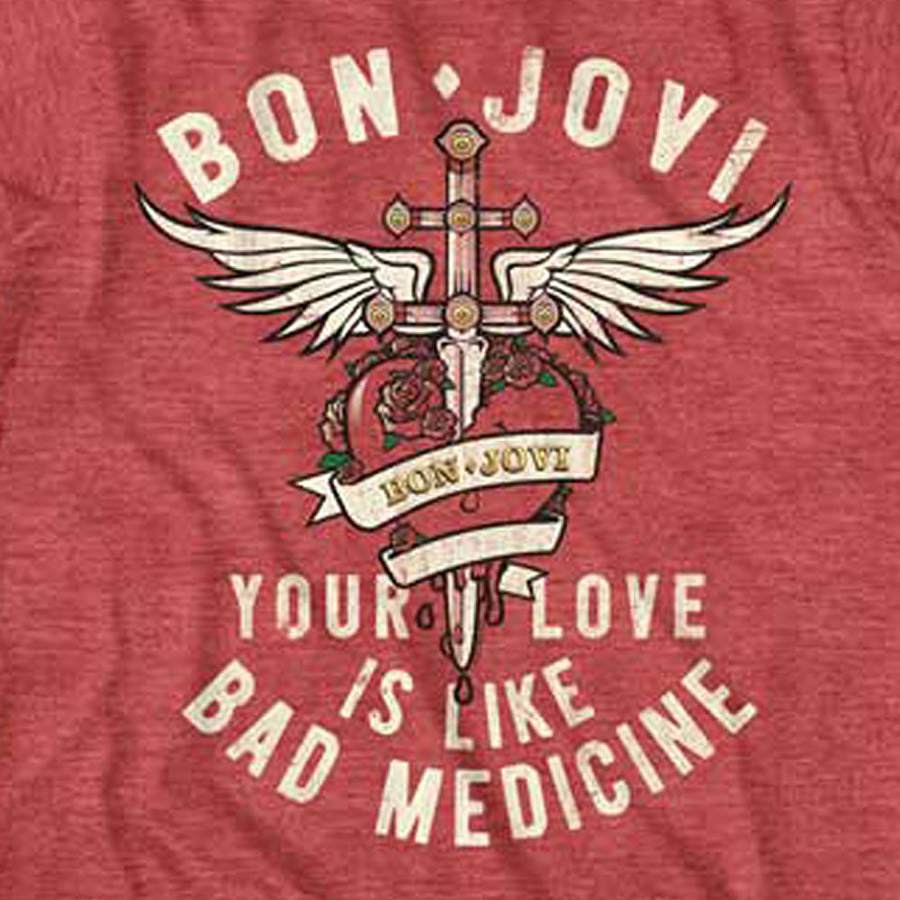 BON JOVI ボンジョヴィ - BAD MEDICINE / Tシャツ / メンズ 【公式 / オフィシャル】