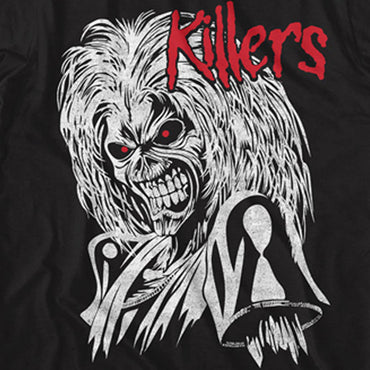 IRON MAIDEN アイアンメイデン (結成 50周年 ) - RED AND WHITE KILLERS / Tシャツ / メンズ