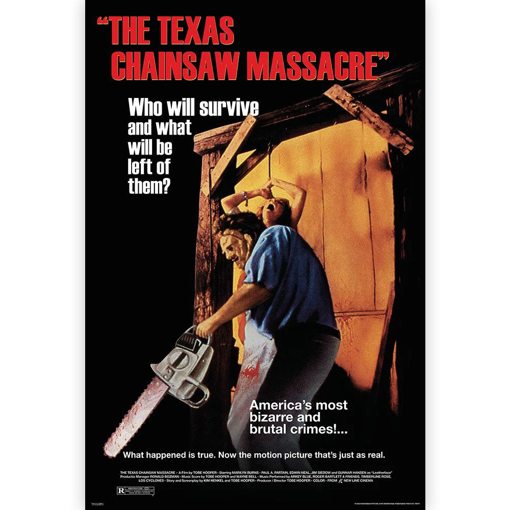 TEXAS CHAINSAW MASSACRE 悪魔のいけにえ (公開 50周年 記念 ) - Who Will Survive? / ポスター 【公式 / オフィシャル】