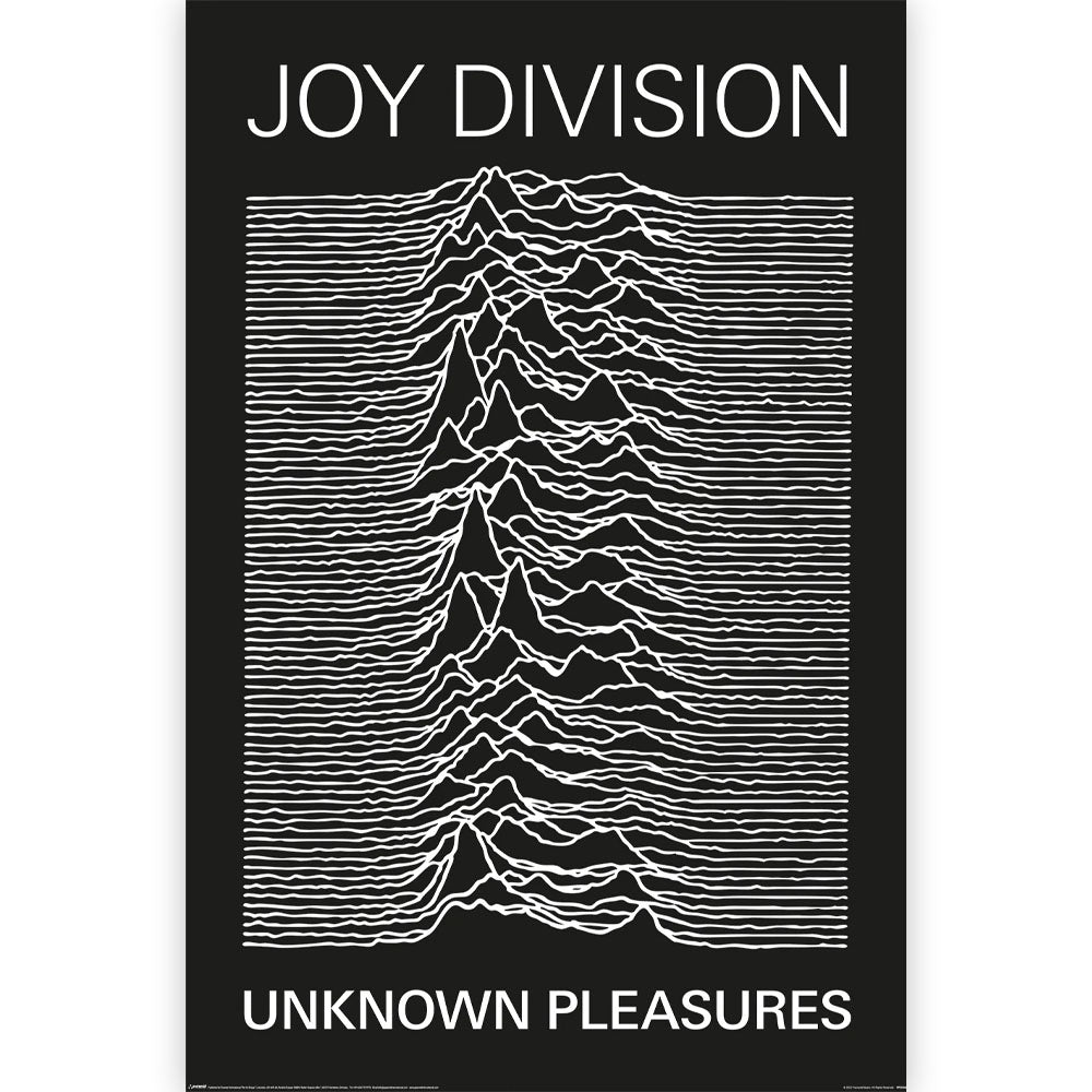 JOY DIVISION ジョイディビジョン - Unknown Pleasures / ポスター 【公式 / オフィシャル】