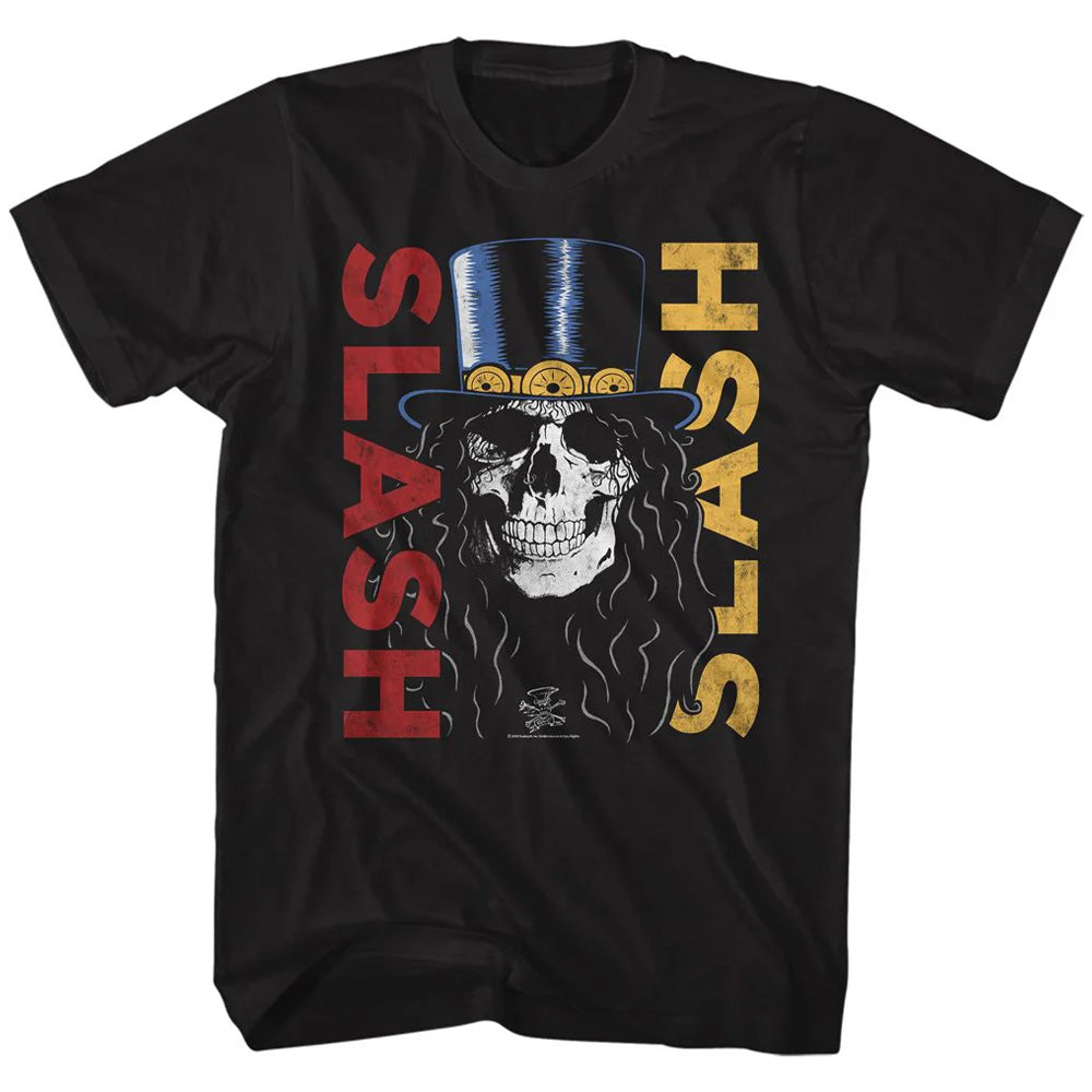 SLASH スラッシュ - DOUBLE SLASH SKULL / Tシャツ / メンズ 【公式 / オフィシャル】