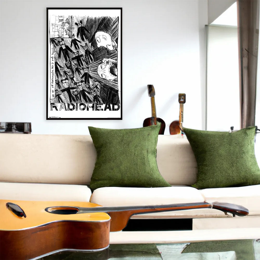 RADIOHEAD - Scribble / Poster