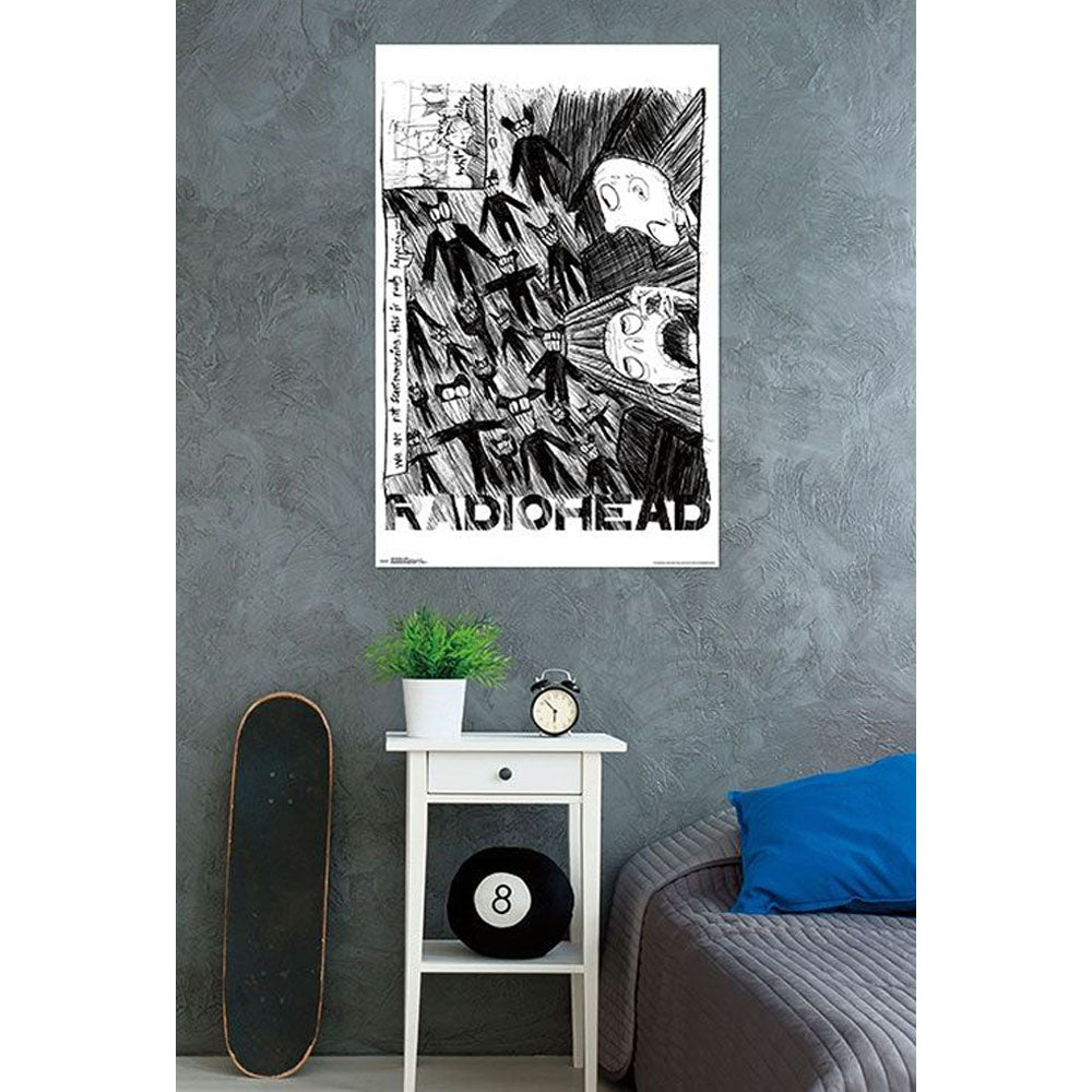 RADIOHEAD - Scribble / Poster