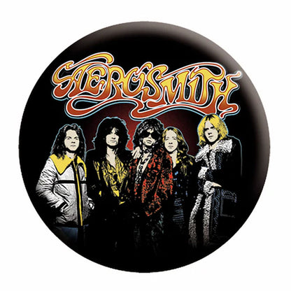 AEROSMITH エアロスミス (結成 55周年 ) - Band Graphic / バッジ 【公式 / オフィシャル】