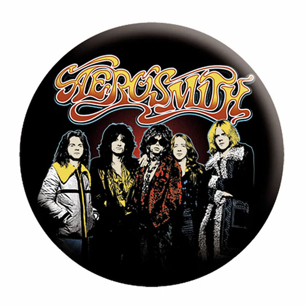 AEROSMITH エアロスミス (結成 55周年 ) - Band Graphic / バッジ 【公式 / オフィシャル】