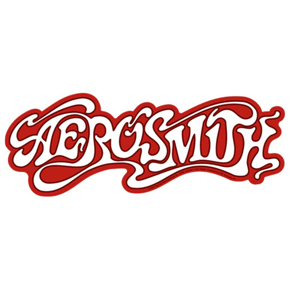 AEROSMITH エアロスミス (結成 55周年 ) - Name Logo / ステッカー 【公式 / オフィシャル】