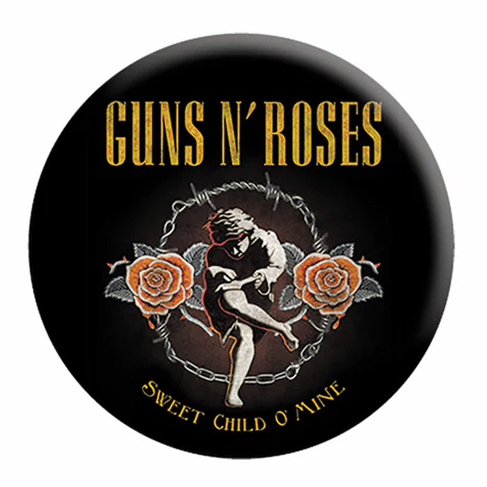 GUNS N ROSES ガンズアンドローゼズ (5月 来日 記念 ) - Cherub / バッジ 【公式 / オフィシャル】