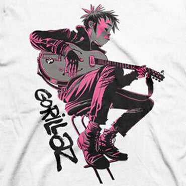 GORILLAZ ゴリラズ - SITTING PINK / Tシャツ / メンズ 【公式 / オフィシャル】